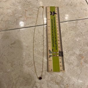 Ippolito garnet lollipop Mini Pendant Necklace in 18K Gold